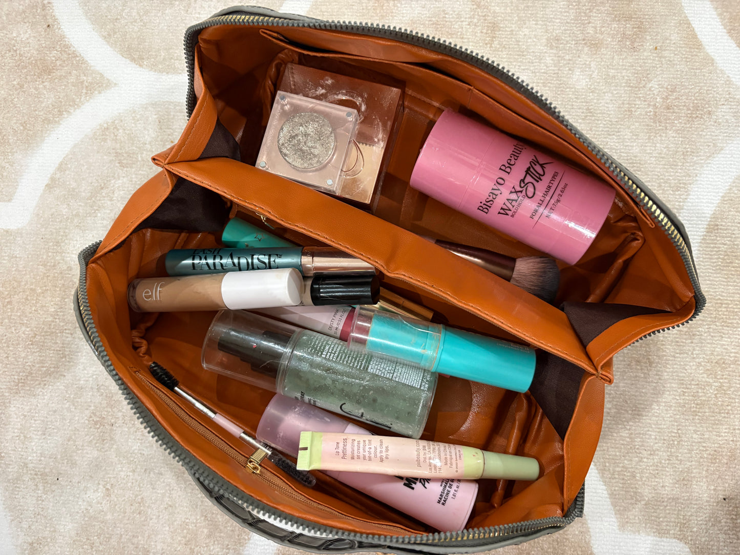Luxury makeup bag